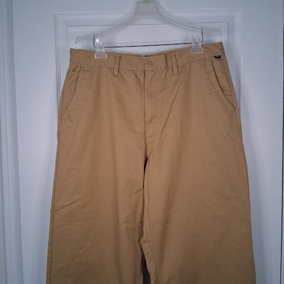 Vans Authentic Chino Men's 36x31.5 Straight Gold Baggy Skater Streetwear - Picture 2 of 6